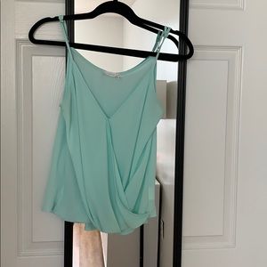 Mint green tank top